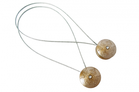 Magneti - Set 2 magneti decorativi Velaria, rotunzi cu sufa metalica 25 cm
