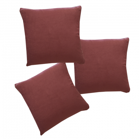 Perne - Set 3 perne Velaria roz inchis, 40/40 cm - Burduf cadou