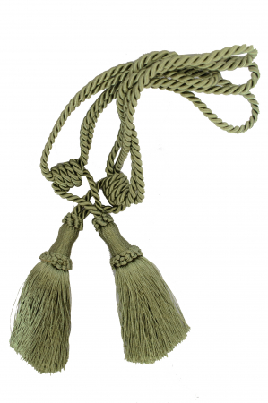 Ciucure - Set canafi din material textil Velaria, verde