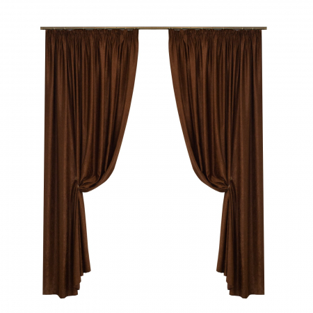 Set draperie Velaria 300x245x2 wenge cu rejansa [2]