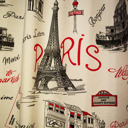 Set Draperie Velaria In Paris Rosu [2]