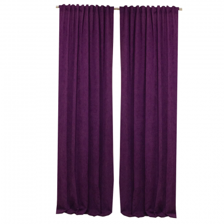 Draperii la oferta - Set Draperie Velaria milas mov, 2x150x280 cm
