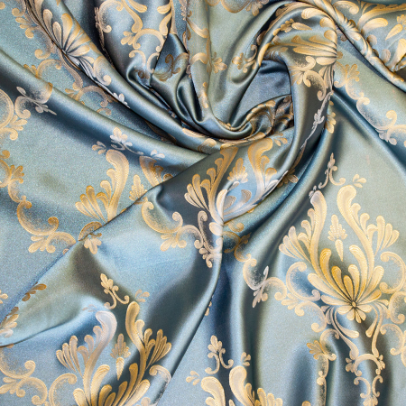 Set draperii tafta cardinal turcoaz, 2*140x260 cm [2]