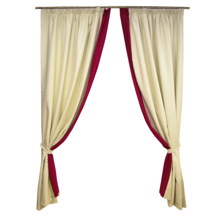 Produse - Set draperii blackout bej 2x165x260 cm