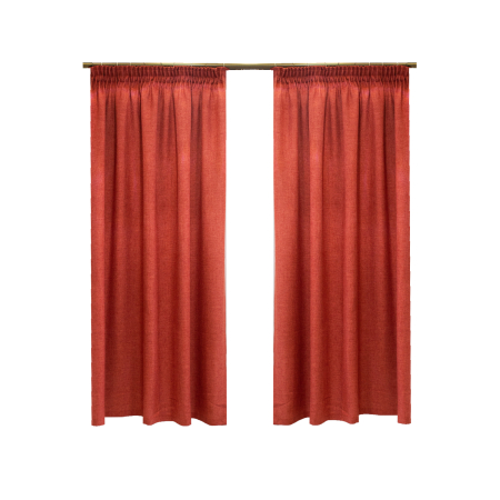 Set draperii Velaria caramiziu, 2x165x200 cm [2]