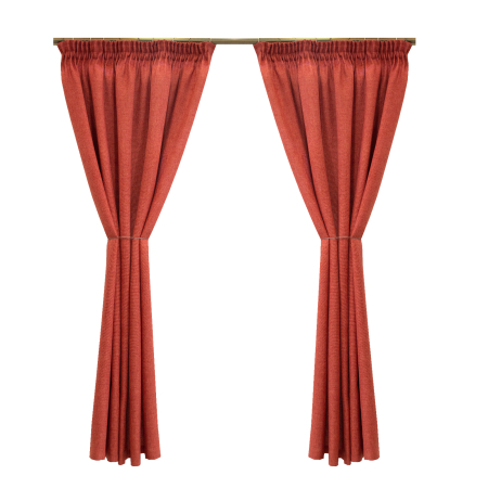 Draperii - Set draperii Velaria caramiziu, 2x165x200 cm