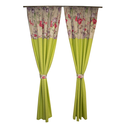Set draperii verde crud, 2x140x250 cm [0]