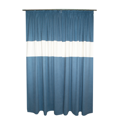 Set draperii Velaria turcoaz cu insertie cream [1]