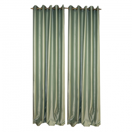 Draperii fara model - Set draperii Velaria verde menta, 2x150x270 cm