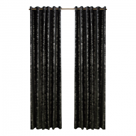 Draperii - Set draperii Velaria spotlight negru, 2x160x275 cm