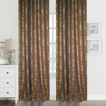 Draperii - Set draperii Velaria Asos wenge cu rejansa