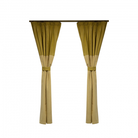 Set draperii Velaria suet auriu, 2x125x180 cm [1]