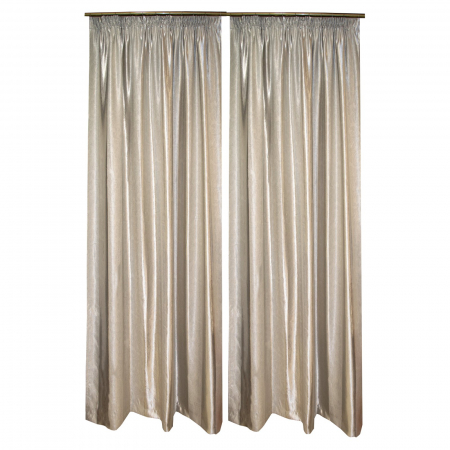 Draperii moderne - Set draperii Velaria gri cu dungi verticale, 2x190x245 cm