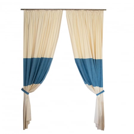 Draperii moderne - Set draperii Velaria unt-bleo, 2*145x260 cm