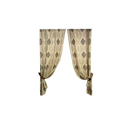 Set draperii Velaria in baroc gri, 2x100x245 cm [1]