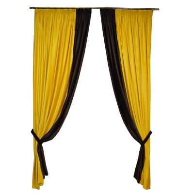 Draperii unicat - Set draperii Velaria catifea bee, 2x185x260 cm