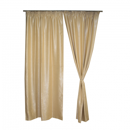 Draperii fara model - Set draperii Velaria soft grej, 2x140x253 cm
