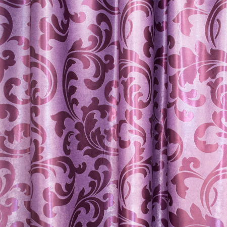 Set draperii Velaria blackout mov cu imprimeu, 2x255x250 cm [1]