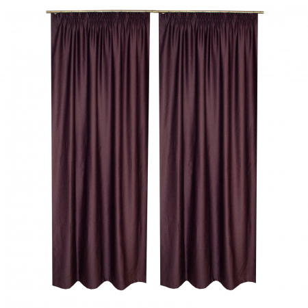 Set Draperii Velaria blackout pruna, 2*160x245 cm [1]
