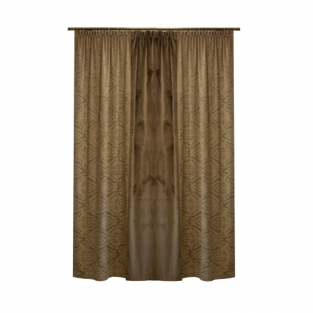 Draperii de lux - Set draperii Velaria catifea  baroc crem, 2x120x250 cm