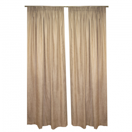 Draperii moderne - Set draperii Velaria cappuccino, 2x130x260 cm