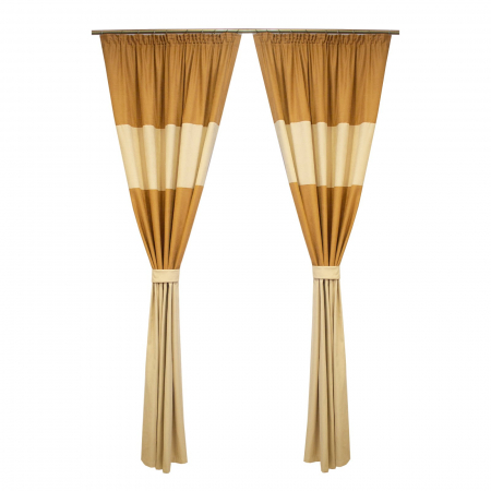 Draperii moderne - Set draperii Velaria caramel, 2x130x250 cm