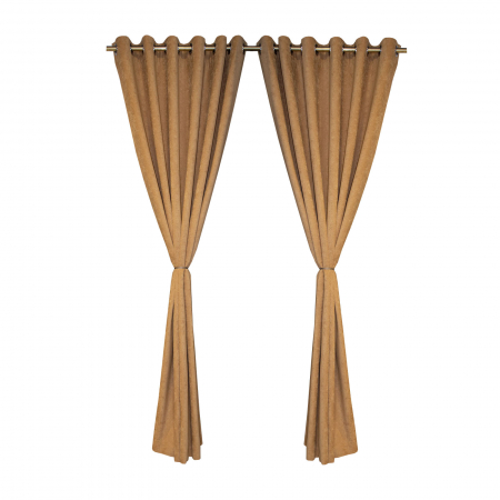 Set draperii Velaria maro cu capse, 2*170x210 cm [1]