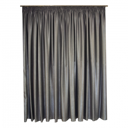 Set draperii Velaria gri catifelat, 2*240x230 cm [1]