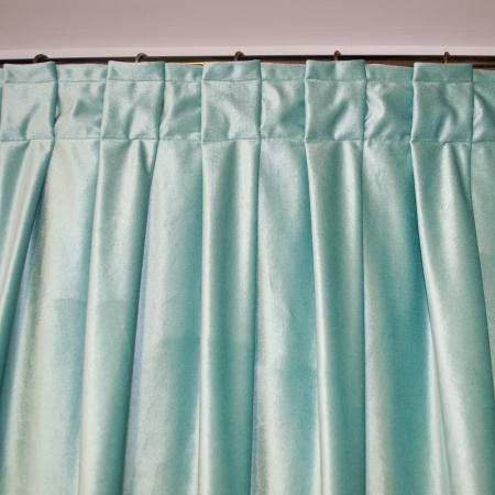 Set draperii Velaria catifea bleo cu rejansa cu plii fixati, 2x110x260 cm [1]