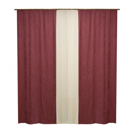 Set draperii Velaria milas roz cu ivoire, 2x130x250 [1]