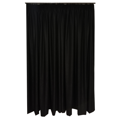 Set draperii Velaria soft negru, 2*175x245 cm [2]