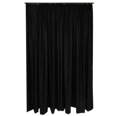 Set draperii Velaria soft negru, 2*140x245 cm [2]