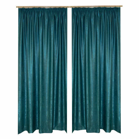 Set draperii Velaria soft turcoaz, 2x150x240 cm [1]