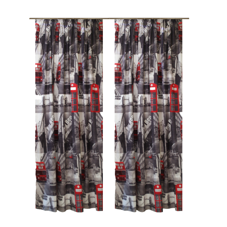 Produse - Set draperii Londra, 2x190x250 cm