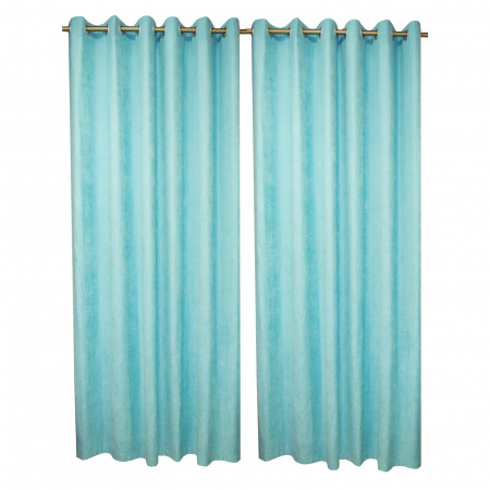 Draperii la oferta - Set draperii Velaria albastru deschis, 2x135x250 cm