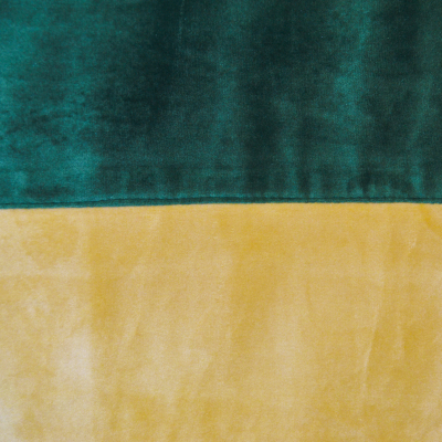 Set draperii Velaria bej-smarald, 2x140x260 cm [2]