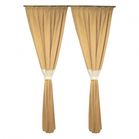 Draperii moderne - Set draperii Velaria milas bej, 2x140x250 cm