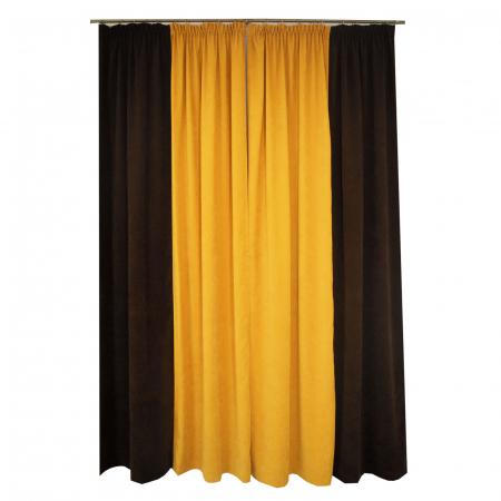 Set draperii Velaria galben-maro, 2*170x260 cm [1]