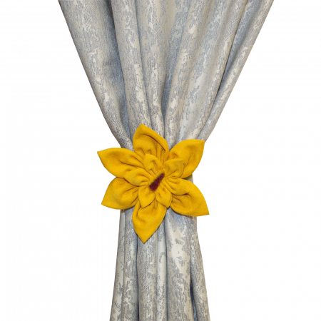 Set draperii Velaria gri cu imprimeu, 2x150x260 cm [1]