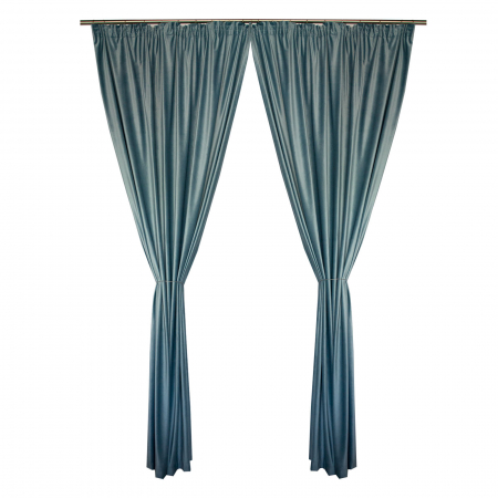 Draperii de lux - Set draperii Velaria catifea bleo, 2*165x265 cm