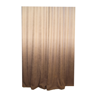 Draperii fara model - Draperie Velaria hazel degrade maro pe rejansa