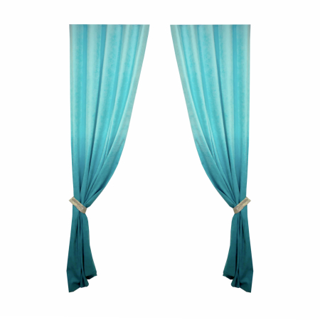 Draperii - Set draperii Velaria hazel degrade turcoaz pe rejansa, diverse dimensiuni