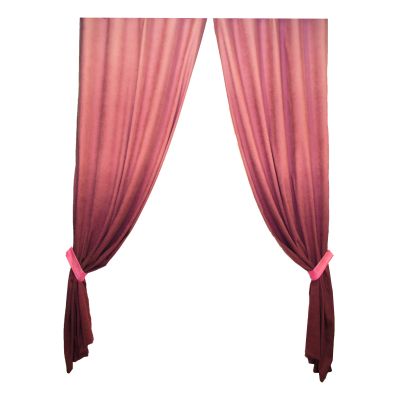 Draperii - Set draperii Velaria hazel degrade roz pe rejansa, diverse dimensiuni