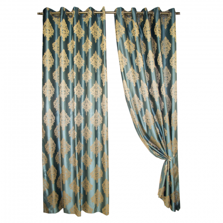 Set draperii Velaria imperium turcoaz, 2*150x260 cm [0]