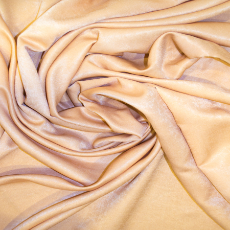 Set draperii Velaria soft auriu cu capse, 2X140x160 cm [2]