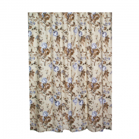 Set draperii Velaria in flori brown cu rejansa [3]