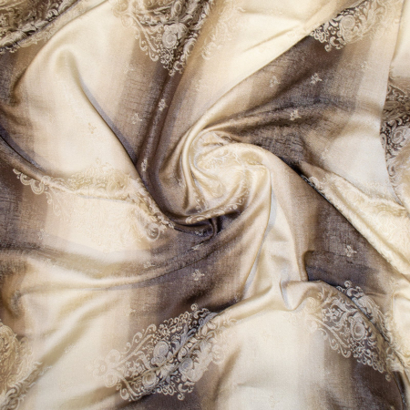Set draperii Velaria baroc degrade maro, 2x140x255 cm [2]