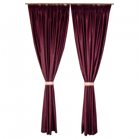 Draperii la oferta - Set draperii Velaria soft pruna
