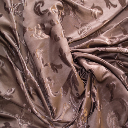 Set draperii Velaria jacard wenge, 2x120x245 cm [1]