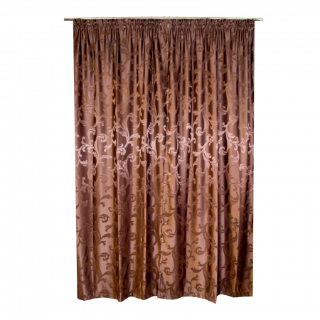Set draperii Velaria jacard wenge, 2x120x245 cm [3]
